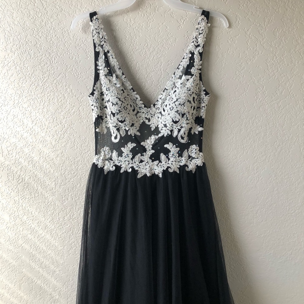 Black & White Prom Dress